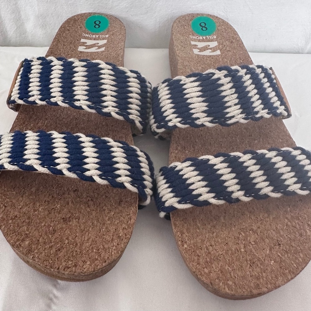 Billabong women slides sandals size 8